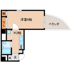 静岡駅 徒歩16分 4階の物件間取画像